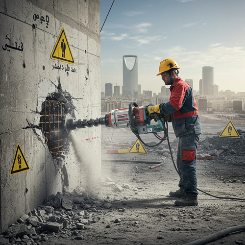 تخريم الخرسانة بالرياض