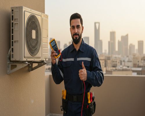 فني تبريد وتكييف الخبر